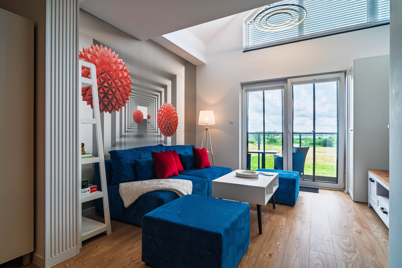 Apartament Viral z antresolą w West Łeba Morze Apartamentów