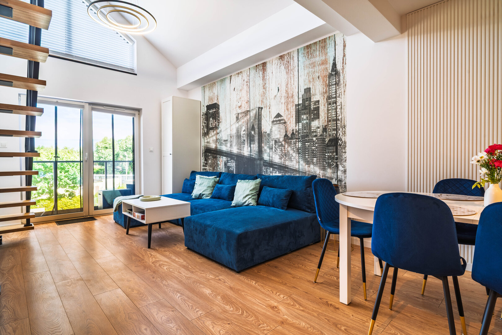 Apartament New York z antresolą w West Łeba Morze Apartamentów